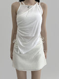 Sholve Wrap Unbalanced Sleeveless