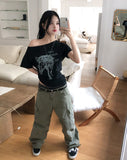 Feud Dyed Washed Cargo Pants