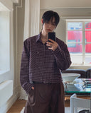 Serven Vintage Check Crop Shirt