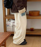 Belfie Brushed Corduroy Wide Pants