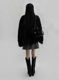 Premiere Oversized Fit Fur Cardigan