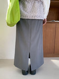 Irom Stripe Banding Long Skirt