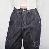 Lira denim pocket pants