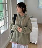 [unisex] Duque Summer Nylon Hood Over Wind Jumper