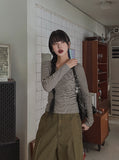 Gane Vintage Washing String Cargo Pants