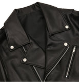 Lambskin Snap Rider Jacket