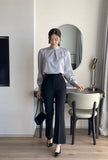 Slandy Banding Bootcut Slacks Pants