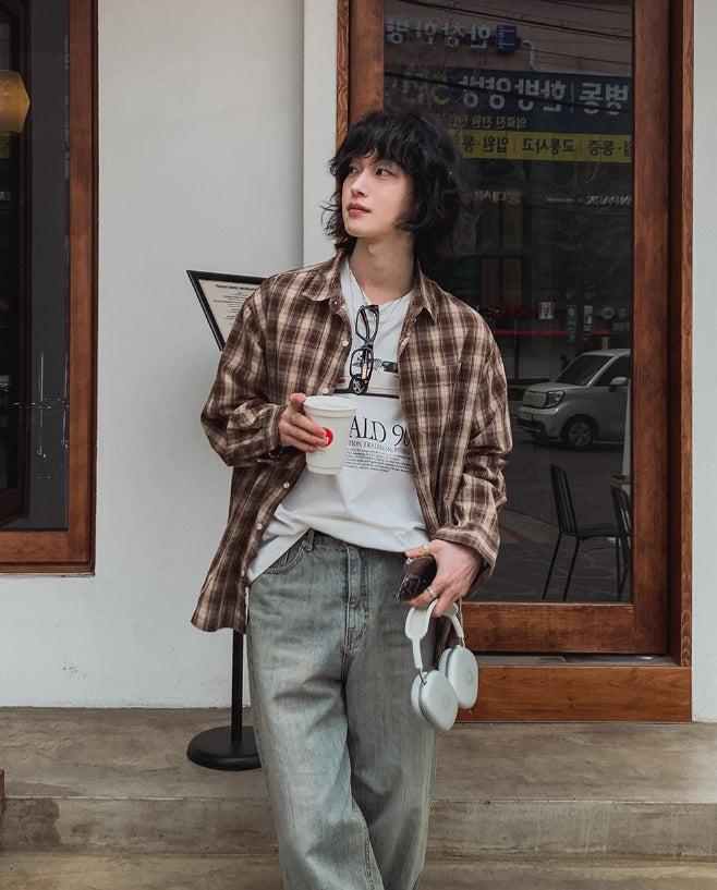 【2plan】Tioz Washing Wide Denim Pants 2plan (ツープラン) - ティオズウォッシュ加工ワイドデニム
