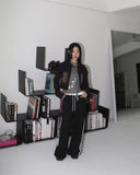 [MADE] Katsun Vintage Washing Two-Way Zipper No Collar Crop Denim Jacket