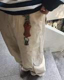 Yeru Bohemian Star Stud Leather Carabiner