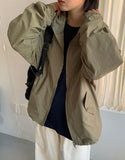 [Unisex] Meshuri Two-Way Over Hood Windbreaker