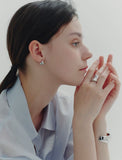 [Premium Plating] H Edition AB Bold Wave Ring