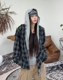 Niello Crop Hooded Zip-Up
