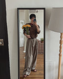Rodina Two-Tuck Balloon Wide Slacks