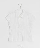 Anz Pure Cap Sleeve Semi-Crop Blouse