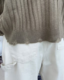 Divas Damage Knit Zip-up