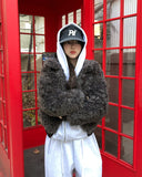 Lucy Collar Eco Fur Jacket