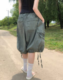 Nive Pigment Multi Cargo Bermuda Shorts