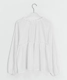 Gizeh Frill Ribbon Blouse