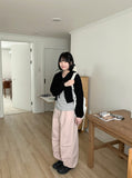 Hikota Summer Ribbon Hood Bolero Cardigan