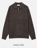 Jed Cash Hachi Half Zip-up Knit