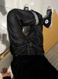 Roll Up Down Wide Denim Pants Regular Ver