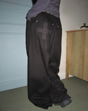 Seren Cross Wide Cotton Banding Pants