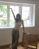 Moon Moon Stud Two Way Cargo Pocket Banding Pants
