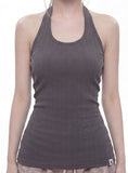 Ribbed Halter Sleeveless Top
