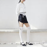 Le L String Shirring Skirt