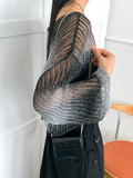 Twoyu Mini Square Leather Chain Crossbody Bag