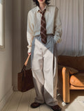 Rings Belted Wide Slacks