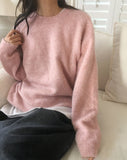 [Wool10] Loose fit wool round knit