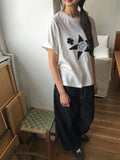Silin Cut Balloon Wide Denim Pants