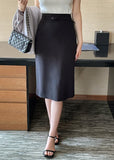 Harib Summer Span H-Line Skirt (Belt Set)