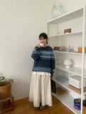 Santo Round Nordic Knit