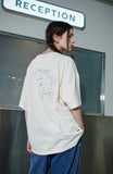 Cutie Bear Embroidery Short Sleeve T-shirt