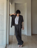 Made linen half blazer