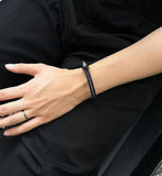 twist leather bracelet