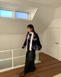 Chad Tassel Denim Long Skirt