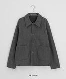 [unisex] Higgem Wool Collar Half Coat