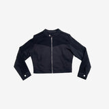 Hobin Biker Knitwear Zip-Up