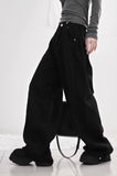 Utility loop wide pants