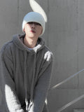Snow brush short beanie