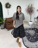 Caned Stripe Short Sleeve T-shirt