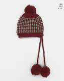 Woolly Vintage Nordic Drop Knit Beanie Hat