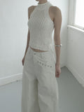 Troa Knit Halter Sleeveless