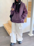 Hight Cotton String Two Way Cargo Long Jogger Wide Pants