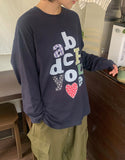 Hoind Printing Over Long Sleeve Tee