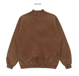 Breeze brushed half-neck sweatshirt